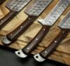 Handmade Damascus Steel Chef Tool Set | Artisan Kitchen Tools