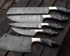 Handmade Damascus Steel Chef Tool Set | Artisan Kitchen Tools