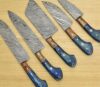 Handmade Damascus Steel Chef Tool Set | Artisan Kitchen Tools