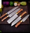 Handmade Damascus Steel Chef Tool Set | Artisan Kitchen Tools